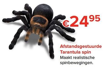 Promoties Afstandsgestuurde tarantula spin - Huismerk - Euroshop - Geldig van 29/09/2017 tot 23/10/2017 bij Euro Shop