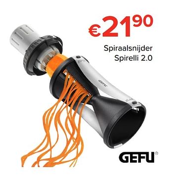 Promoties Spiraalsnijder spirelli 2.0 - Gefu - Geldig van 29/09/2017 tot 23/10/2017 bij Euro Shop