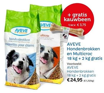 Promoties Aveve hondenbrokken - Huismerk - Aveve - Geldig van 09/04/2018 tot 22/04/2018 bij Aveve