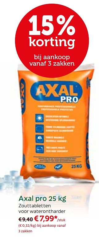 Promoties Axal pro - Axal - Geldig van 09/04/2018 tot 22/04/2018 bij Aveve