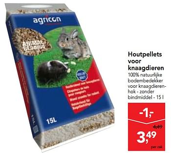 Promoties Houtpellets voor knaagdieren - Agricon - Geldig van 04/10/2017 tot 17/10/2017 bij Makro