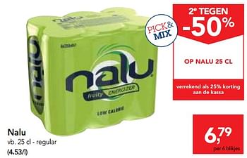 Promotions Nalu regular - Nalu - Valide de 04/10/2017 à 17/10/2017 chez Makro