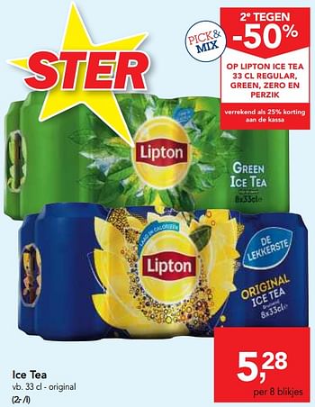 Promotions Ice tea original - Lipton - Valide de 04/10/2017 à 17/10/2017 chez Makro