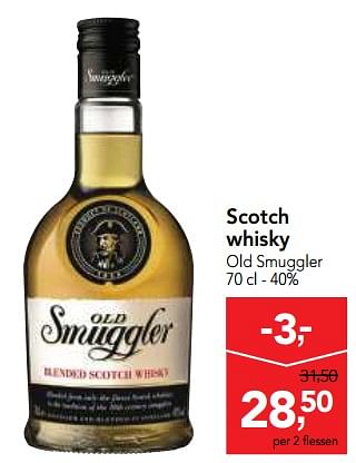 Promoties Scotch whisky old smuggler - Old Smuggler - Geldig van 04/10/2017 tot 17/10/2017 bij Makro