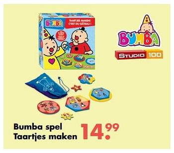 Promoties Bumba spel taartjes maken - Bumba - Geldig van 09/10/2017 tot 06/12/2017 bij Multi Bazar