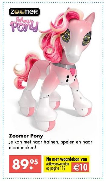 Promoties Zoomer pony - Zoomer - Geldig van 09/10/2017 tot 06/12/2017 bij Multi Bazar