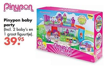 Promotions Pinypon baby party - Pinypon - Valide de 09/10/2017 à 06/12/2017 chez Multi Bazar