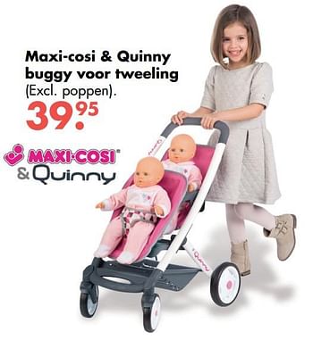 Promoties Maxi-cosi + quinny buggy voor tweeling - Maxi-cosi - Geldig van 09/10/2017 tot 06/12/2017 bij Multi Bazar