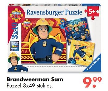 Promoties Brandweerman sam - Ravensburger - Geldig van 09/10/2017 tot 06/12/2017 bij Multi Bazar