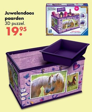 Promoties Juwelendoos paarden - Ravensburger - Geldig van 09/10/2017 tot 06/12/2017 bij Multi Bazar