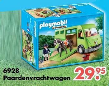 Promoties Paardenvrachtwagen - Playmobil - Geldig van 09/10/2017 tot 06/12/2017 bij Multi Bazar