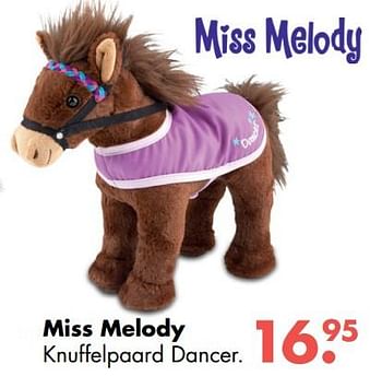 Promoties Miss melody knuffelpaard dancer - Miss Melody - Geldig van 09/10/2017 tot 06/12/2017 bij Multi Bazar