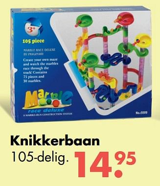 Promoties Knikkerbaan - Marbel - Geldig van 09/10/2017 tot 06/12/2017 bij Multi Bazar