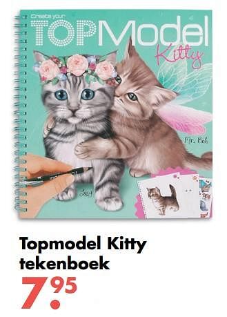 Promoties Topmodel kitty tekenboek - Top Model - Geldig van 09/10/2017 tot 06/12/2017 bij Multi Bazar