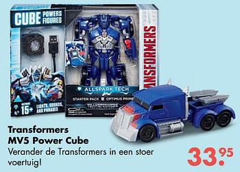 Promoties Transformers mv5 power cube - Transformers - Geldig van 09/10/2017 tot 06/12/2017 bij Multi Bazar