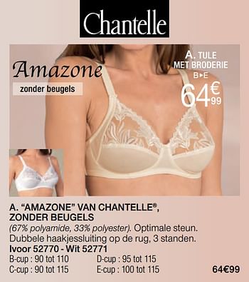 Promotions Amazone van chantelle, zonder beugels - Chantelle - Valide de 21/09/2017 à 21/12/2017 chez Damart