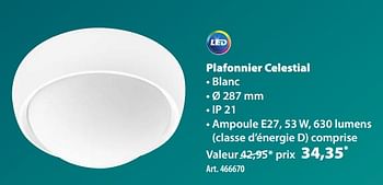 Promotions Plafonnier celestial - Philips - Valide de 11/10/2017 à 23/10/2017 chez Gamma