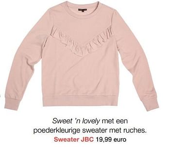 Promotions Sweater jbc - Produit Maison - JBC - Valide de 29/09/2017 à 30/11/2017 chez JBC