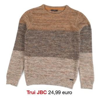 Promoties Trui jbc - Huismerk - JBC - Geldig van 29/09/2017 tot 30/11/2017 bij JBC