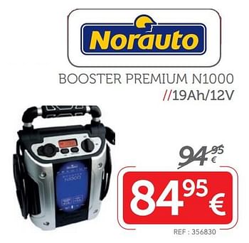 Promoties Booster premium n1000 19ah-12v - Norauto - Geldig van 02/10/2017 tot 12/11/2017 bij Auto 5
