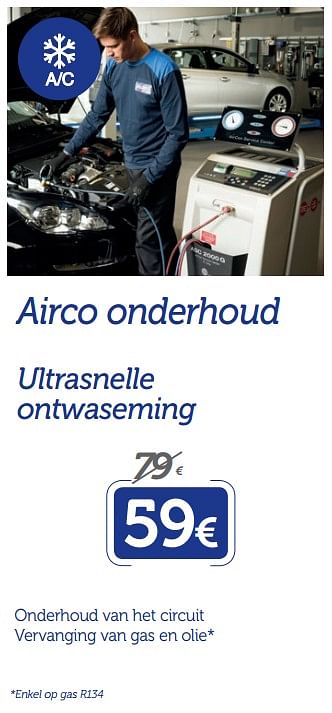 Promoties Airco onderhoud - Huismerk - Auto 5  - Geldig van 02/10/2017 tot 12/11/2017 bij Auto 5