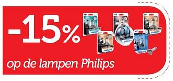 Promoties -15% op de lampen philips - Philips - Geldig van 02/10/2017 tot 12/11/2017 bij Auto 5