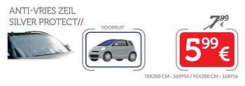 Promoties Anti-vries zeil silver protect - Huismerk - Auto 5  - Geldig van 02/10/2017 tot 12/11/2017 bij Auto 5