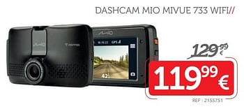 Promoties Dashcam mio mivue 733 wifi - Mio - Geldig van 02/10/2017 tot 12/11/2017 bij Auto 5
