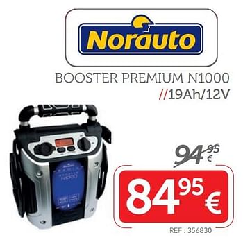 Promotions Booster premium n1000 - Norauto - Valide de 16/10/2017 à 12/11/2017 chez Auto 5