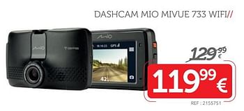 Promotions Dashcam mio mivue 733 wifi - Mio - Valide de 16/10/2017 à 12/11/2017 chez Auto 5