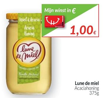 Promoties Lune de miel acaciahoning - Lune de miel - Geldig van 01/10/2017 tot 31/10/2017 bij Intermarche