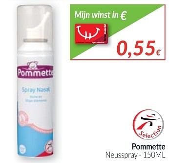 Promoties Pommette neusspray - Pommette - Geldig van 01/10/2017 tot 31/10/2017 bij Intermarche