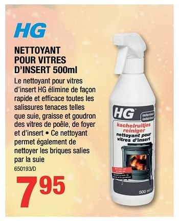 Promotions Hg nettoyant pour vitres d`insert - HG - Valide de 28/09/2017 à 25/10/2017 chez HandyHome