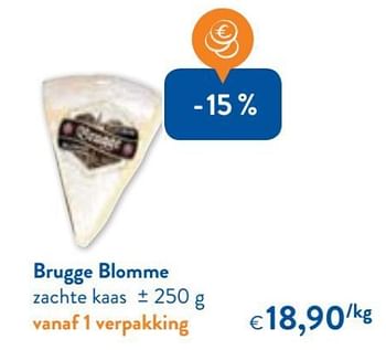 Promoties Brugge blomme zachte kaas - Brugge - Geldig van 10/04/2017 tot 17/10/2017 bij OKay