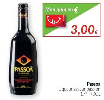 Promoties Passoa liquer saveur passion - Passoa - Geldig van 01/10/2017 tot 31/10/2017 bij Intermarche