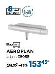Promoties Aeroplan thermostatische douchekranen - Blaufoss - Geldig van 02/10/2017 tot 29/10/2017 bij X2O