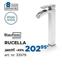 Promotions Rucella verhoogde wastafelkranen - Blaufoss - Valide de 02/10/2017 à 29/10/2017 chez X2O
