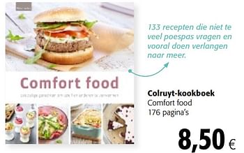 Promoties Colruyt-kookboek comfort food - Huismerk - Colruyt - Geldig van 04/10/2017 tot 17/10/2017 bij Colruyt