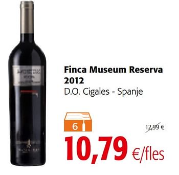 Promoties Finca museum reserva 2012 - Rode wijnen - Geldig van 04/10/2017 tot 17/10/2017 bij Colruyt