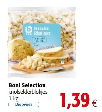 Promotions Boni selection knolselderblokjes - Boni - Valide de 04/10/2017 à 17/10/2017 chez Colruyt