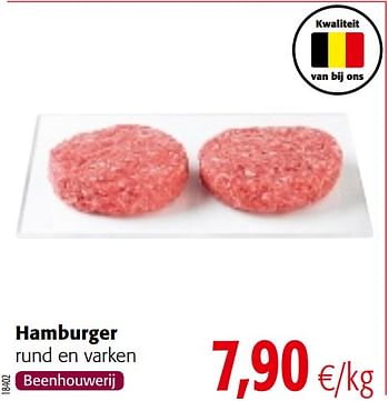 Promoties Hamburger - Huismerk - Colruyt - Geldig van 04/10/2017 tot 17/10/2017 bij Colruyt