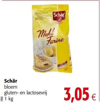 Promoties Schär bloem gluten- en lactosevrij - Schar - Geldig van 04/10/2017 tot 17/10/2017 bij Colruyt