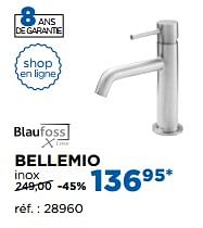 Promotions Bellemio robinets de lavabo - Blaufoss - Valide de 02/10/2017 à 29/10/2017 chez X2O