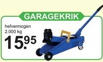 Promoties Garagekrik - Huismerk - Van Cranenbroek - Geldig van 09/10/2017 tot 29/10/2017 bij Van Cranenbroek