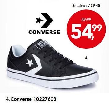 Promoties Converse sneakers - Converse - Geldig van 08/10/2017 tot 22/10/2017 bij Bristol