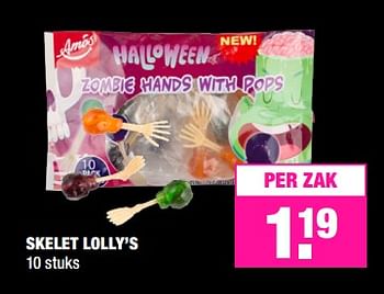 Promotions Skelet lolly`s - Produit Maison - Big Bazar - Valide de 09/10/2017 à 22/10/2017 chez Big Bazar