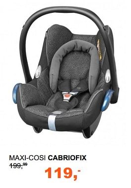 Promoties Maxi-cosi cabriofix - Maxi-cosi - Geldig van 08/10/2017 tot 28/10/2017 bij Baby & Tiener Megastore