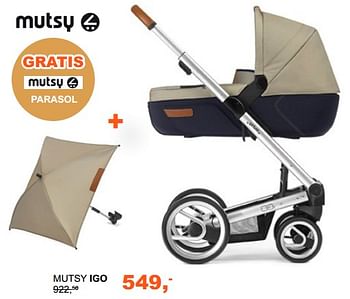 Promoties Mutsy igo - Mutsy - Geldig van 08/10/2017 tot 28/10/2017 bij Baby & Tiener Megastore