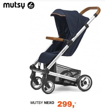 Promoties Mutsy nexo - Mutsy - Geldig van 08/10/2017 tot 28/10/2017 bij Baby & Tiener Megastore