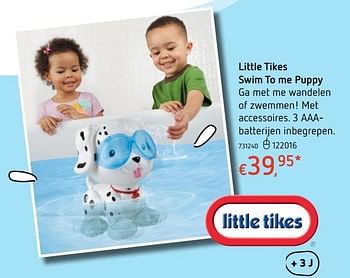 Promoties Little tikes swim to me puppy - Little Tikes - Geldig van 19/10/2017 tot 06/12/2017 bij Dreamland
